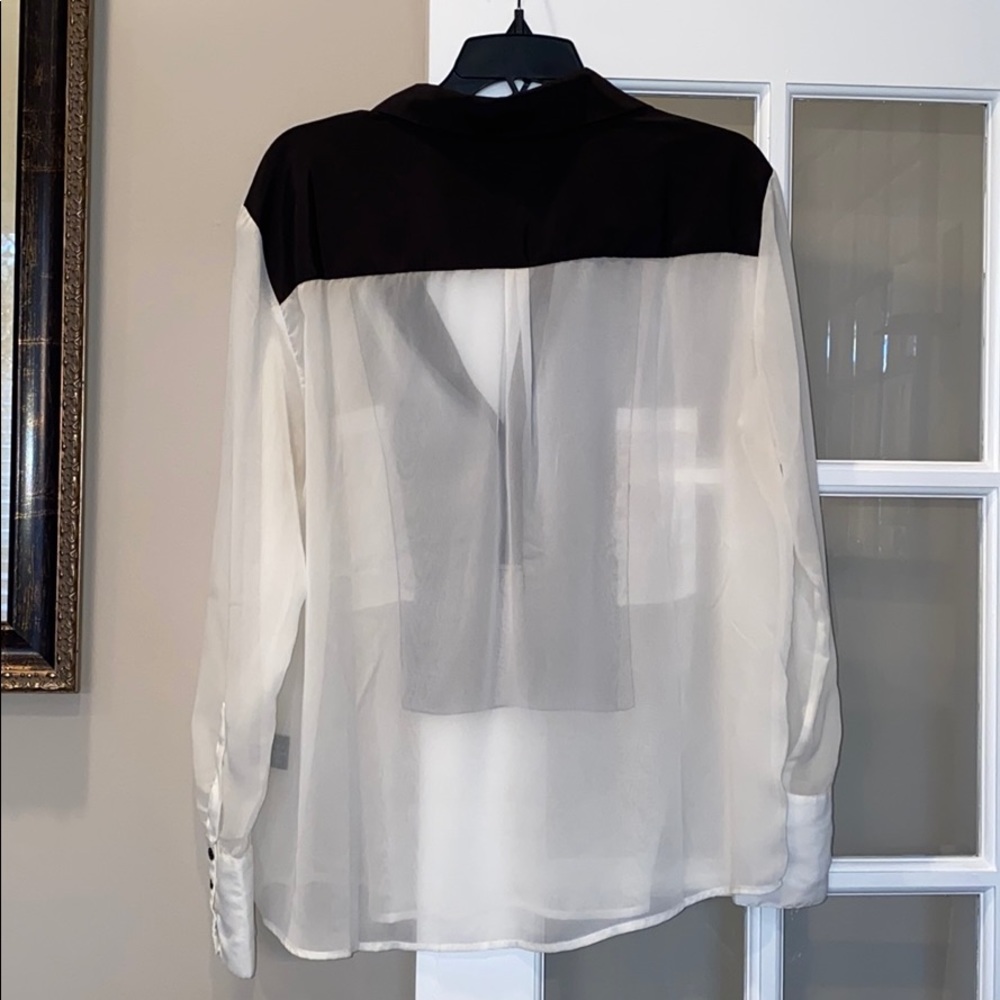 Sheer Button Down - Picture 2 of 2